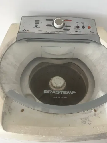Máquina com placa queimada