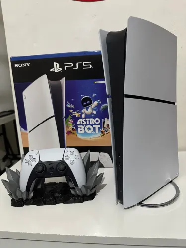 Ps5 Slim base metal + 5 jogos