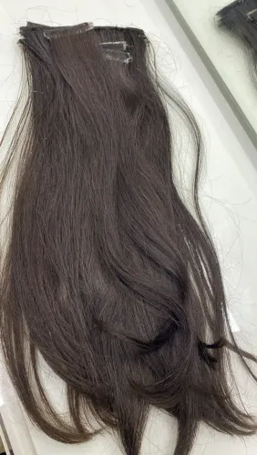 Cabelo brasileiro 100g 50cm na tela adesiva