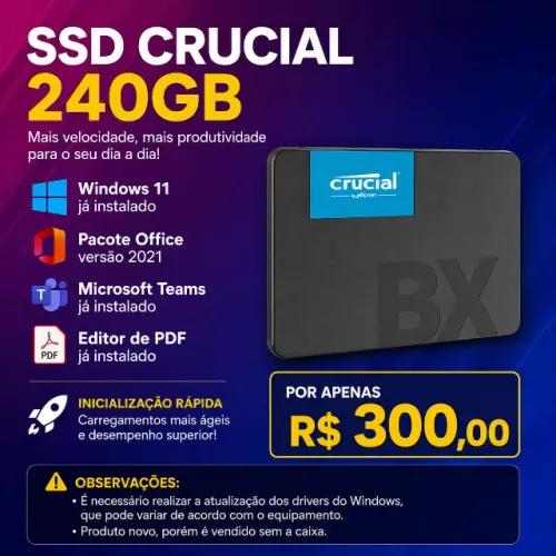 SSD Crucial 240GB