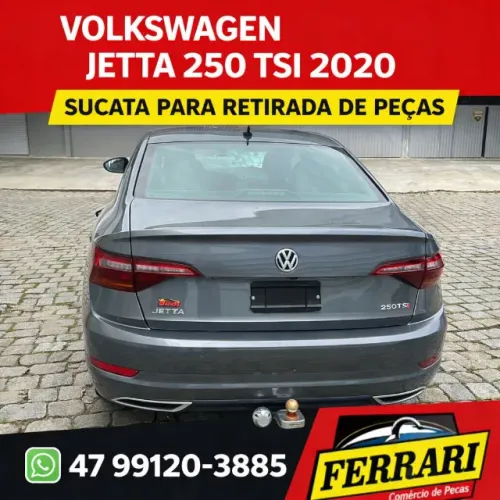VOLKSWAGEN JETTA 250 TSI 2020 - SUCATA PARA RETIRADA DE PEÇAS
