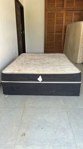 Cama box casal conjugada 