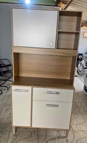Armário de Cozinha Kit 90 3 Portas (Novo) Entrega Grátis!