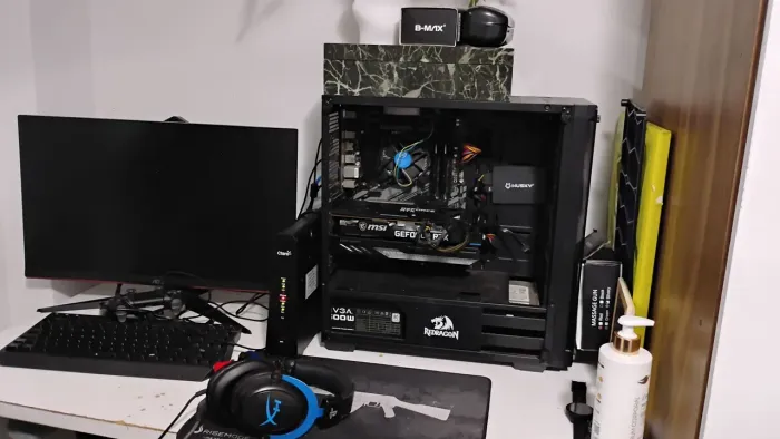Pc  gamer completo  CPU+ monitor e periféricos 