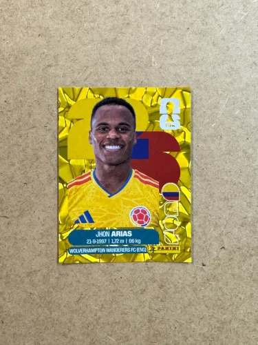 John Árias GOLD Crumple Panini COL17
