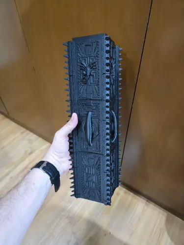 cenário alien vs predador pilar diorama avp neca acessório colecionador action figure trai