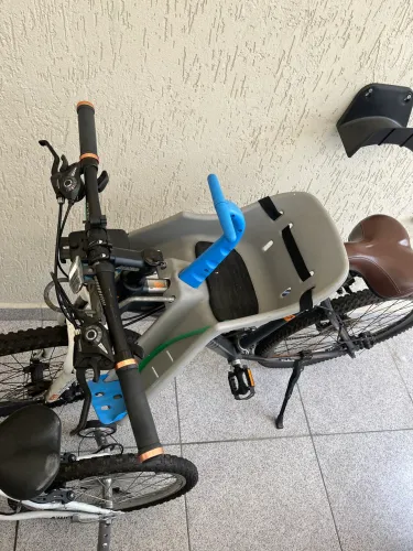 Cadeirinha de bicicleta para bebê frontal 