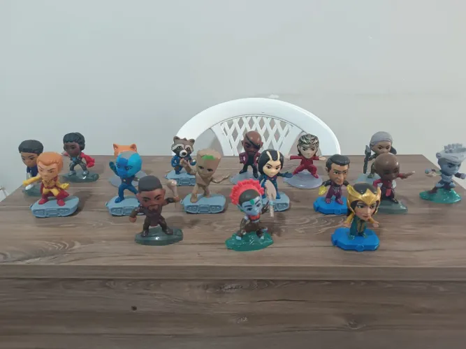 Coleção Miniaturas Marvel McDonald's - Thor, As Marvels, Guardiões e Mais
