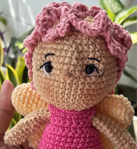 Boneca Fada Amigurumi