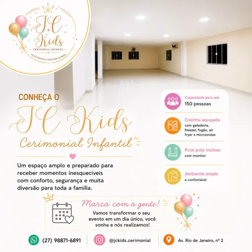 ALUGUEL DE ESPAÇO PARA FESTA INFANTIL