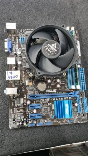 Kit básico processador + placa mãe + memória Intel i7