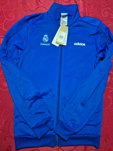 Conjunto Adidas MTS Basics Real Madrid - Tamanho P (Casaco Novo com Etiqueta)