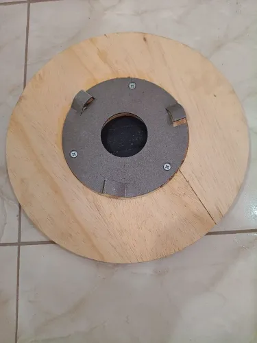 Suporte para disco base de madeira 400MM