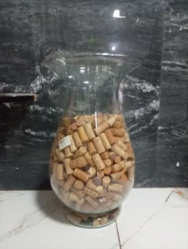 Vaso decorativo Grande com rolhas
