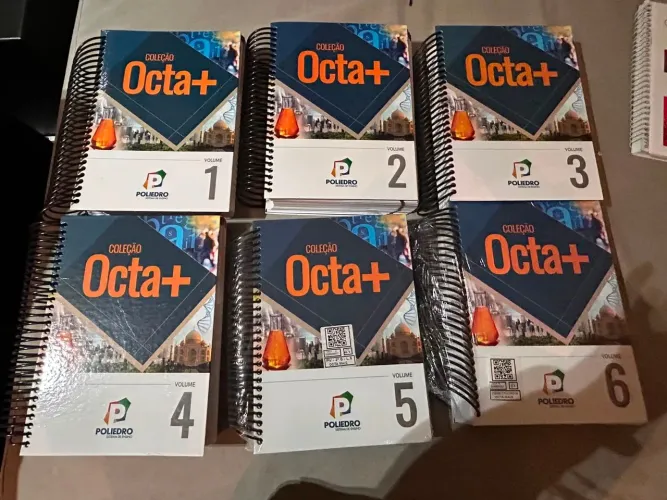 Colecao de livros pre vestibular Poliedro impecável