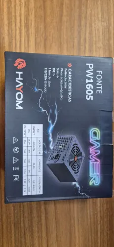 Fonte Gamer 500w 80 plus