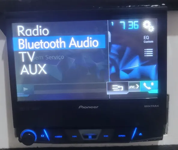 DVD PIONEER Retrátil Avh-7780Tv 