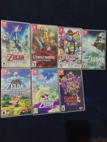 Coleção Zelda Nintendo switch ( aceito trocas)