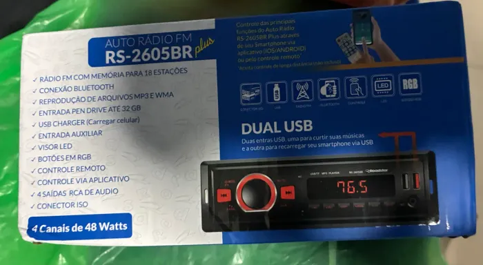 Rádio automotivo roadstar