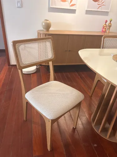 Conjunto de 6 cadeiras em MDF