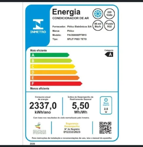 Central de ar slit philco 55mil btu inverter