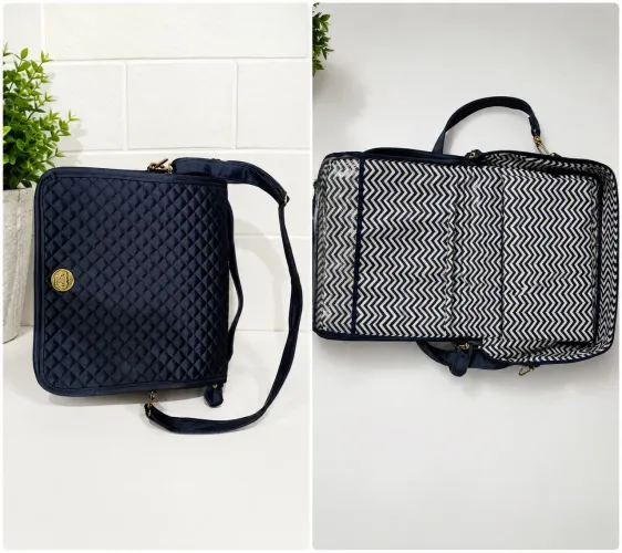 Bolsa Trocador Oxford Marinho 3 Peças - Batistela Baby