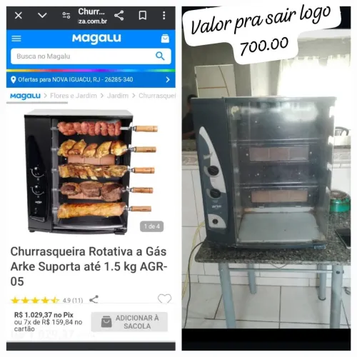 Churrasqueira de mesa