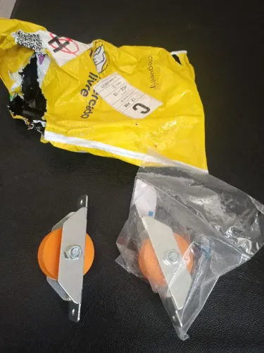 Vendo par de roldana 5/8