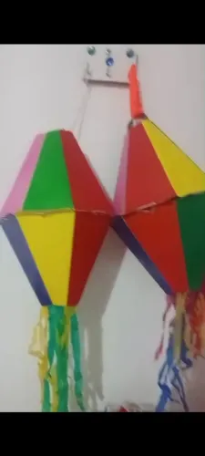 Bandeirolas fogueira balões leque