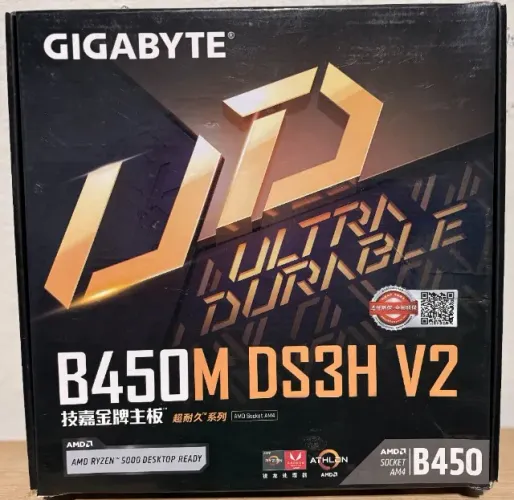 Placa Mãe GIGABYTE B450M DS3H V2