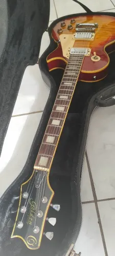 Guitarra Golden Les Paul Sunburst + Case Rígido