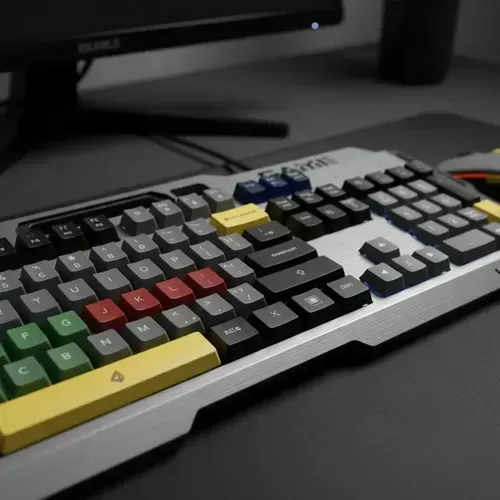 Kit Teclado e Mouse Gamer Sniper Game Madset TE147 Teclado Semi Mecânico