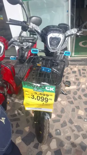 Bicicleta elétrica zerada