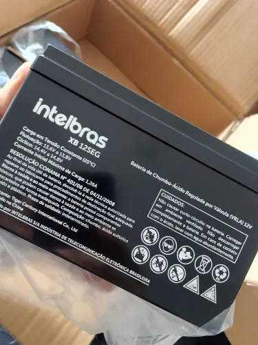 Bateria 12v nova original Intelbras