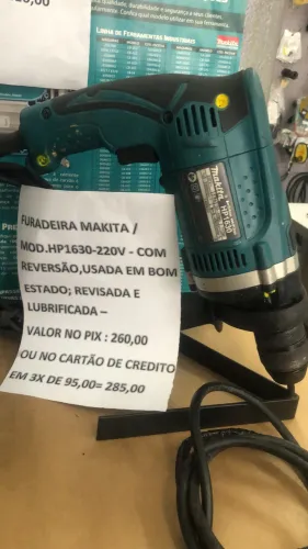 Furadeira Makita - HP1630 - 220V com reversão?