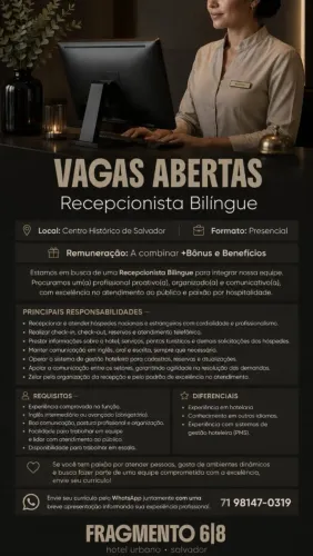 Recepcionista Bilingue 