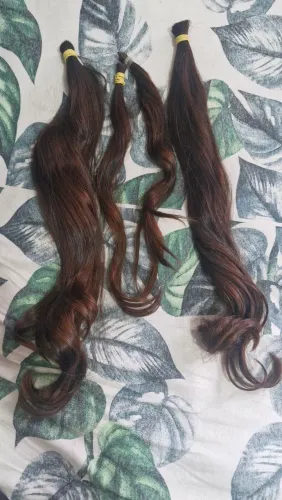 Cabelo Liso Castanho Natural