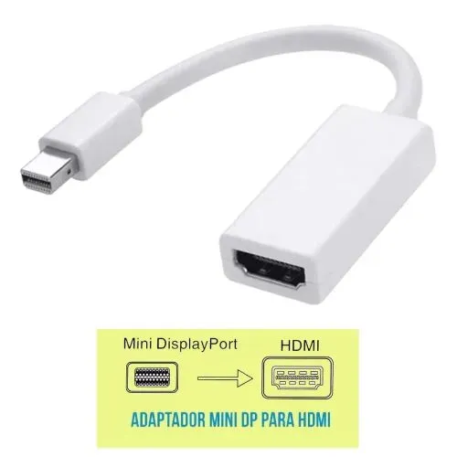 Cabo Adaptador Mini Displayport Para HDMI 
