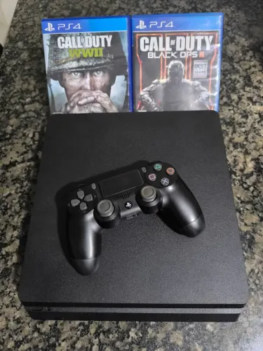 Vendo PS4 Slim novo 1TB de armazenamento