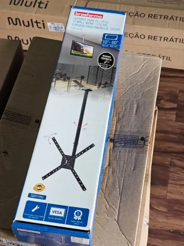 R$160,00 Suporte de teto até 60 polegadas