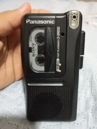 Gravador microcassete 