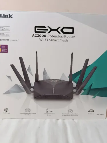 Roteador wi-fi D-Link EXO AC3000 Mash