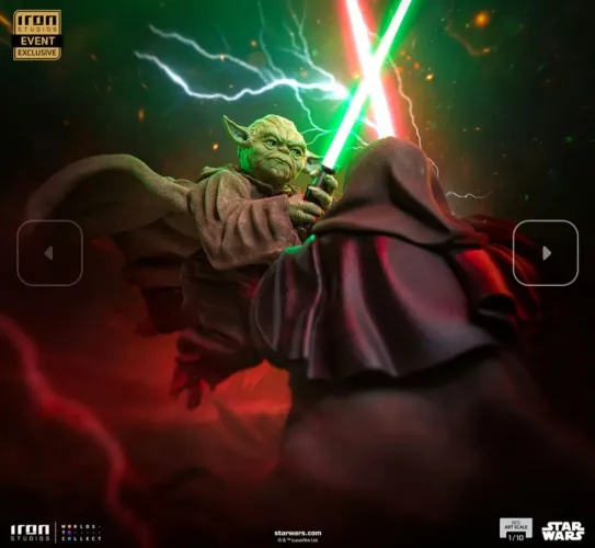 Yoda vs Palpatine Miles Morales Green Goblin Iron Studios