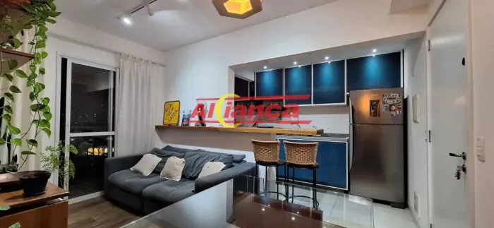 Apartamento no Condomínio Clip Design com 52m² Vila Augusta, Guarulhos