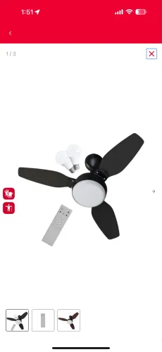 Ventilador teto