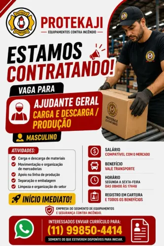 Ajudante geral Produção 