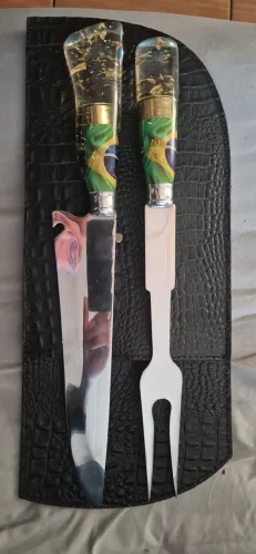 Faca personalizado do Brasil