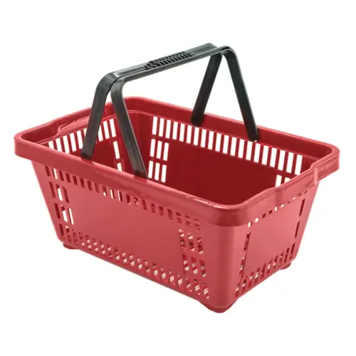 6404 - CESTA PLASTICA D-50 VERMELHA DE 6.5L / MARCA: DELLAPLAST