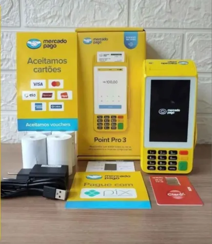 Chegou sua hora de adquirir nossa Point Pro 3 a máquina mas top do mercado pago.