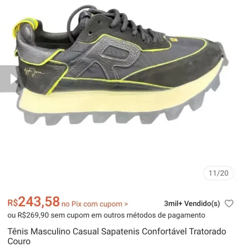 Tênis Reserva(leia o anúncio)
